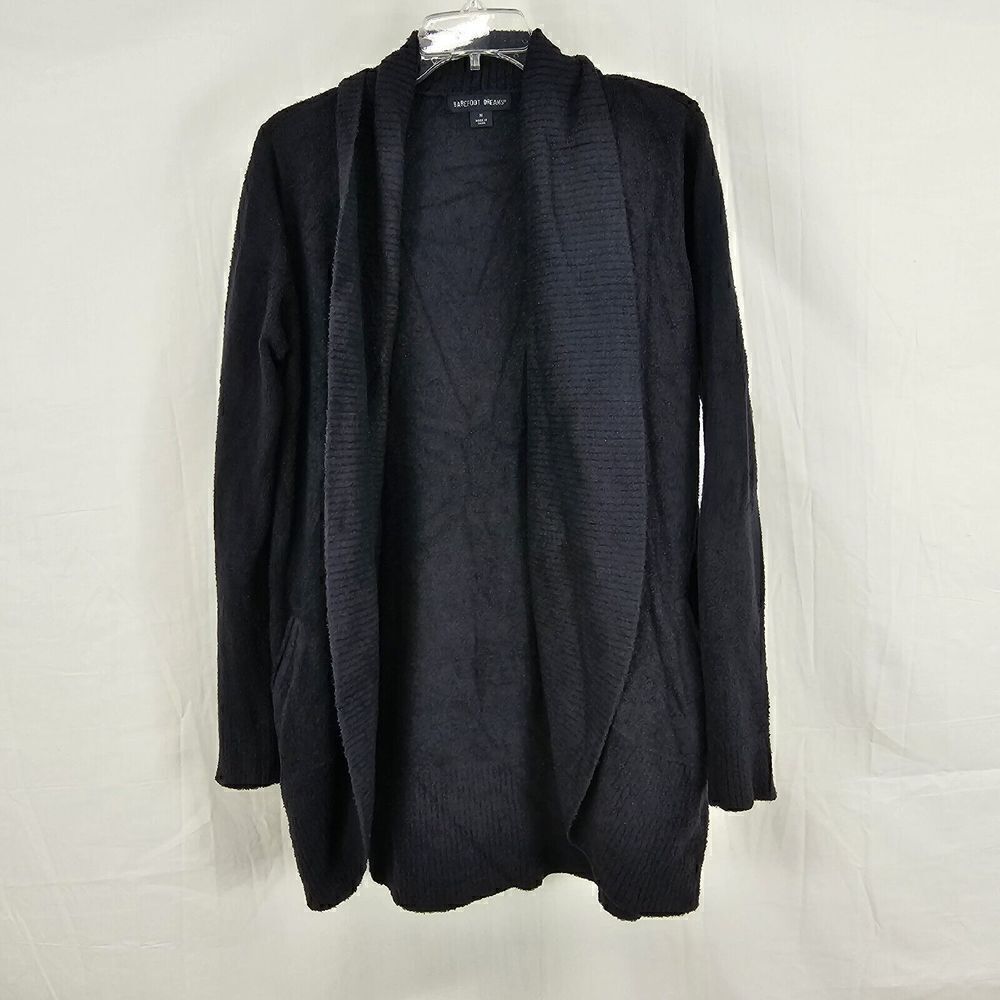 Barefoot Dreams Size Medium Blue Indigo CozyChic Lite Circle Cardigan Style 452